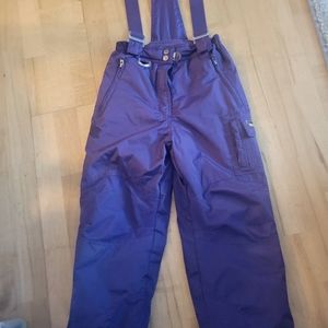 32 Degrees Weatherproof Girls/Boys 4-Way Stretch Ski Pant with/Zip Off Suspender